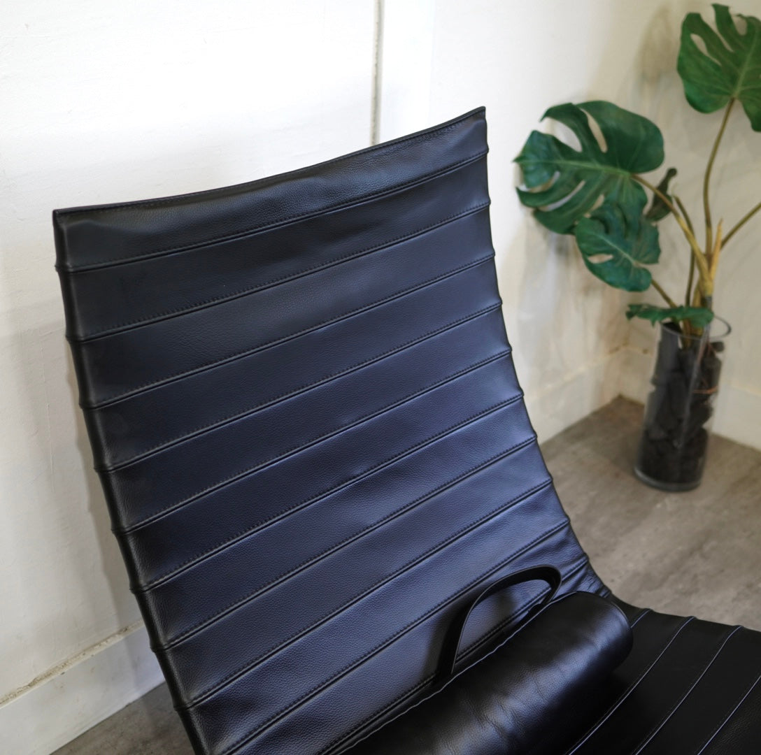 フリッツハンセン / FRITZ HANSEN PK20 ラウンジチェア オーラレザー ブラック ポール・ケアホルム