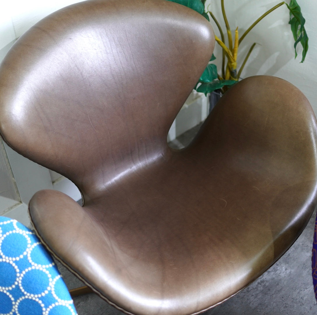 フリッツハンセン/FRITZ HANSEN スワンチェア/SWAN 50周年モデル アルネ・ヤコブセン/ Arne Jacobsen 本革張
