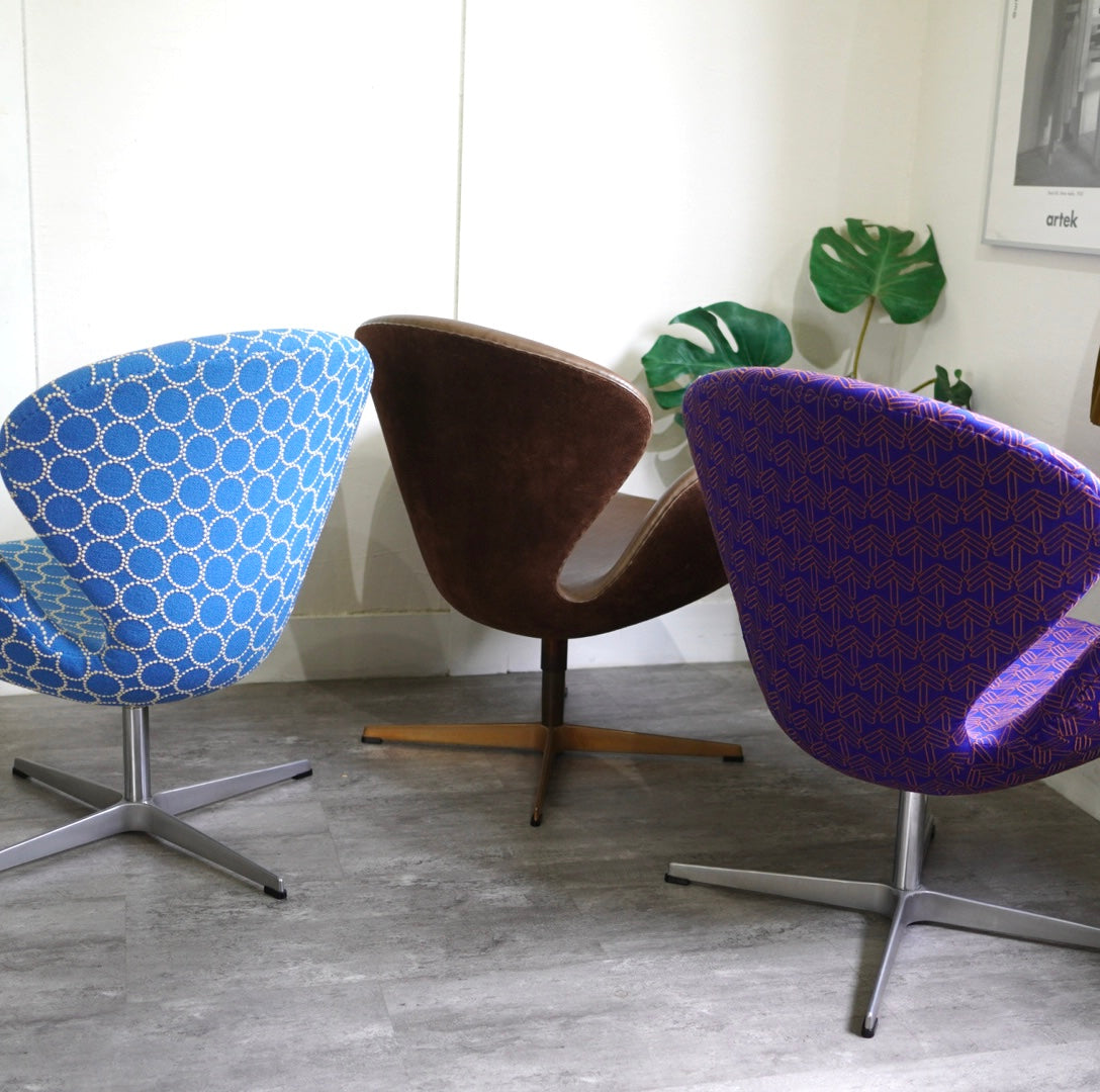 フリッツハンセン/FRITZ HANSEN スワンチェア/SWAN 50周年モデル アルネ・ヤコブセン/ Arne Jacobsen 本革張