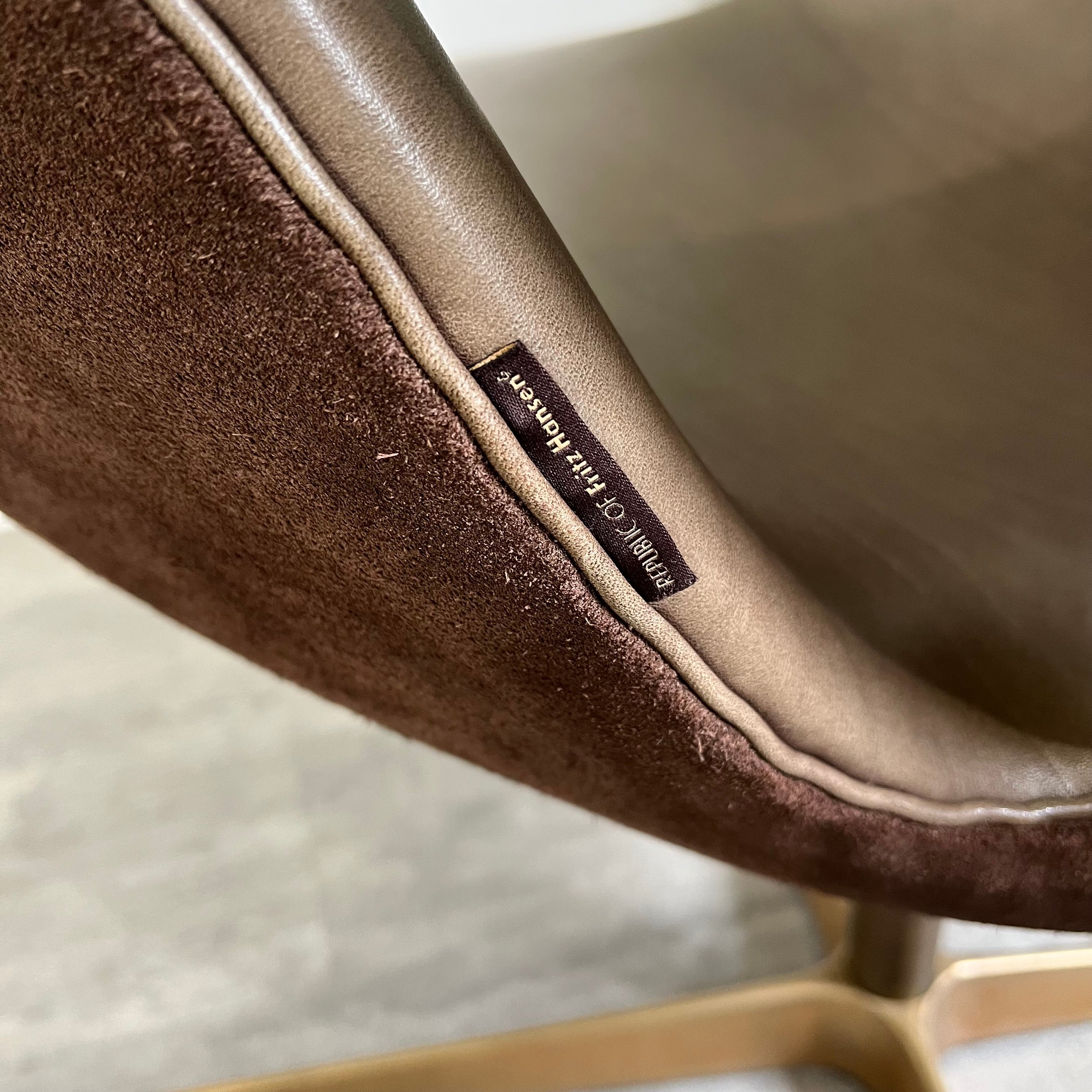 フリッツハンセン/FRITZ HANSEN スワンチェア/SWAN 50周年モデル アルネ・ヤコブセン/ Arne Jacobsen 本革張