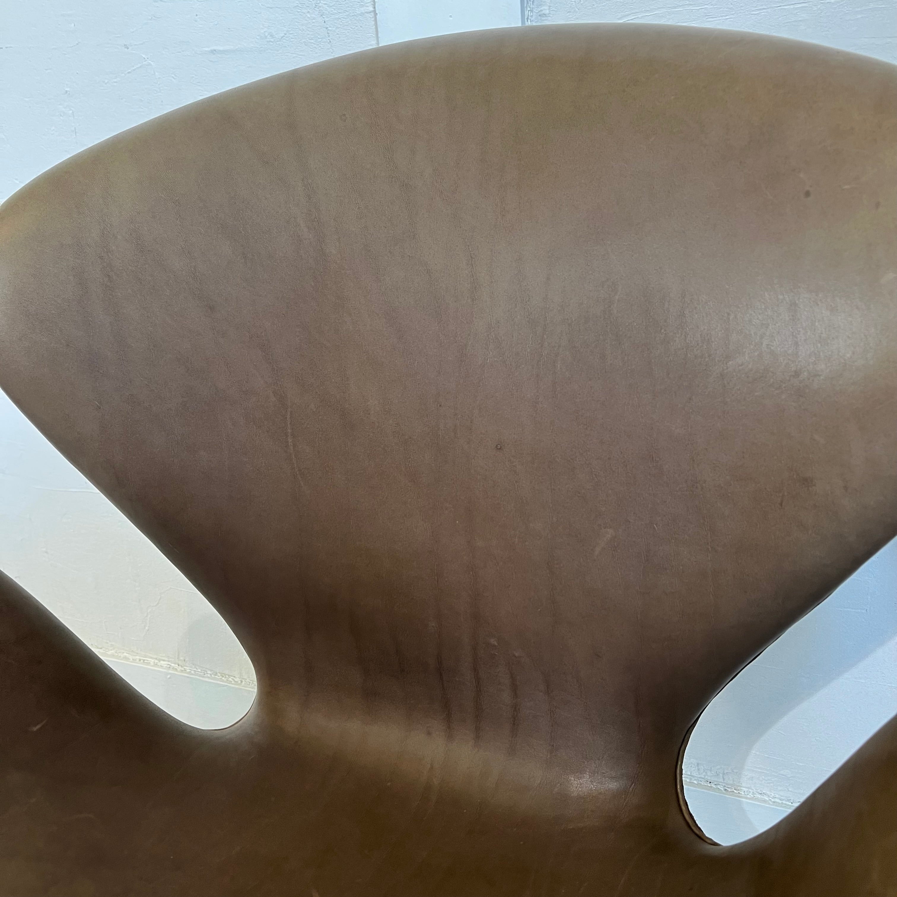 フリッツハンセン/FRITZ HANSEN スワンチェア/SWAN 50周年モデル アルネ・ヤコブセン/ Arne Jacobsen 本革張