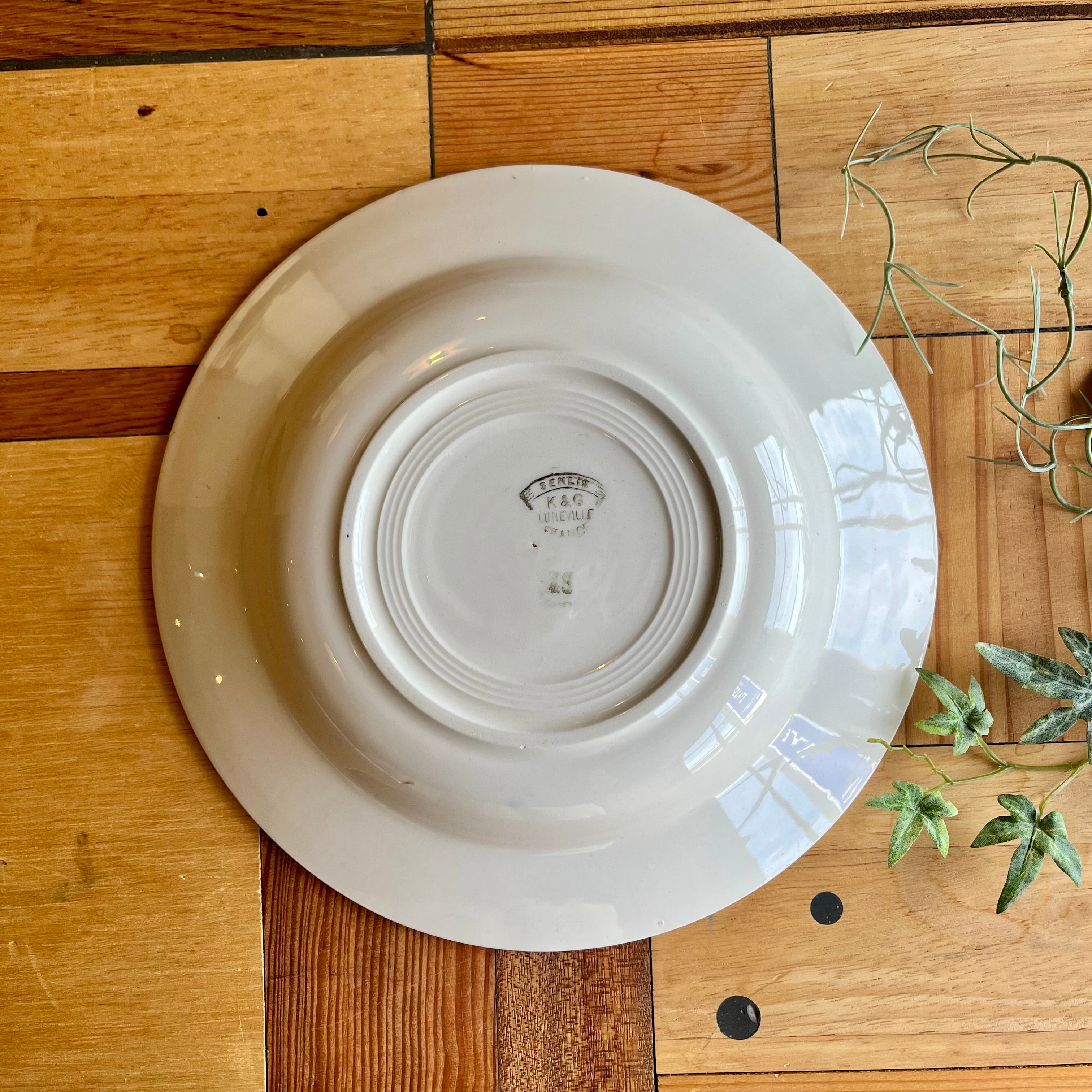 リュネヴィル / Luneville スープ皿 フランス アンティーク