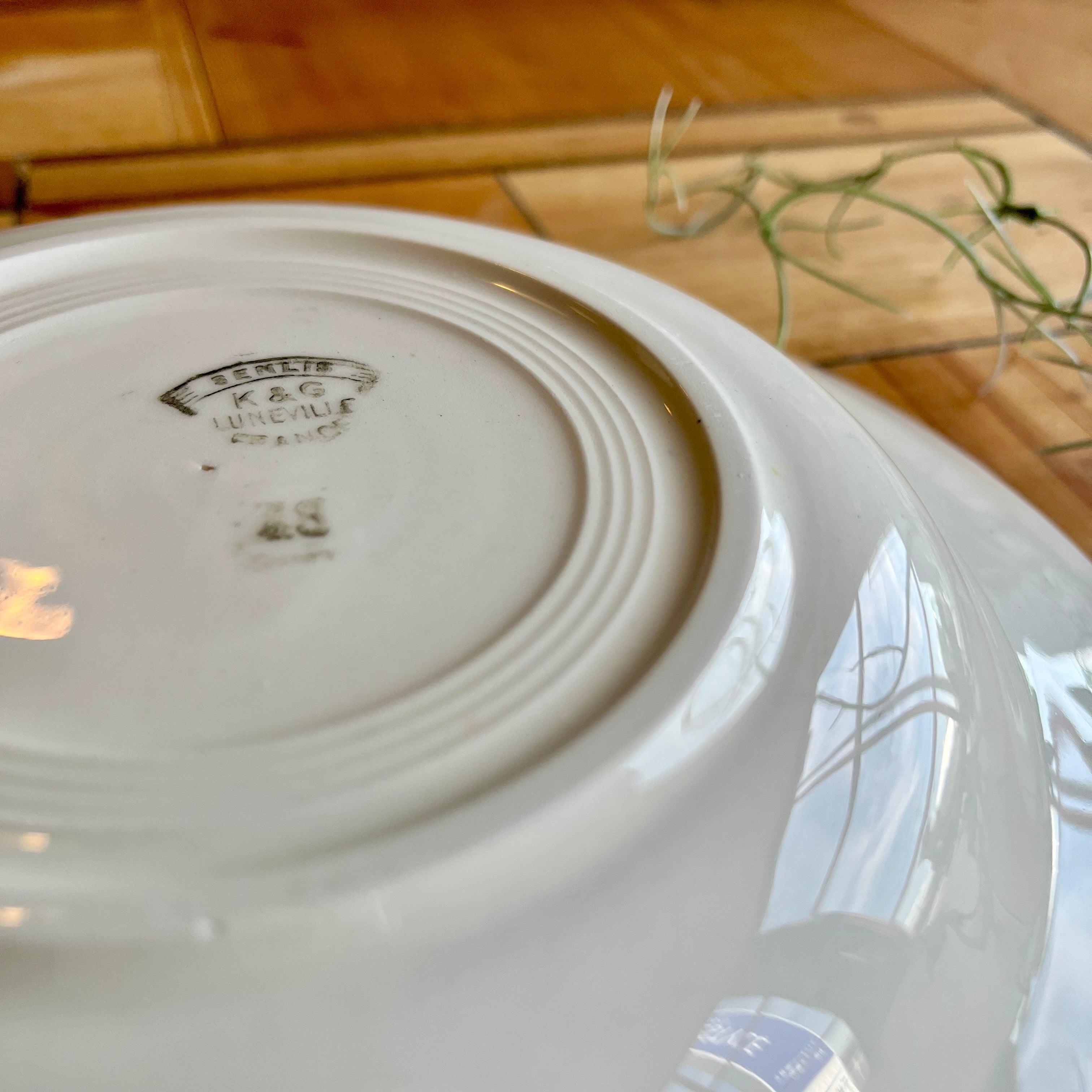 リュネヴィル / Luneville スープ皿 フランス アンティーク