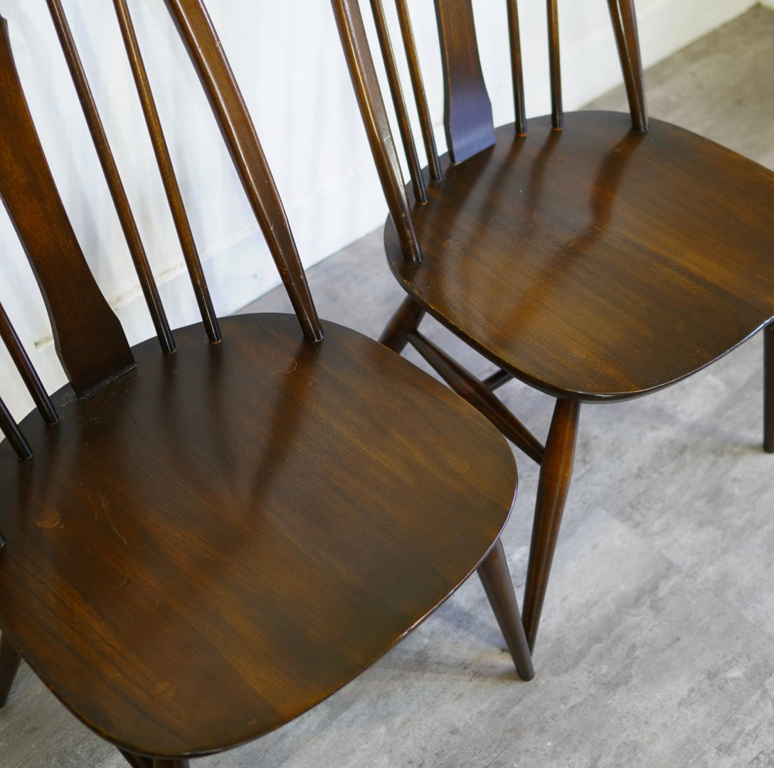 アーコール / ERCOL クエーカーチェア スワンバックチェア ダイニングチェア