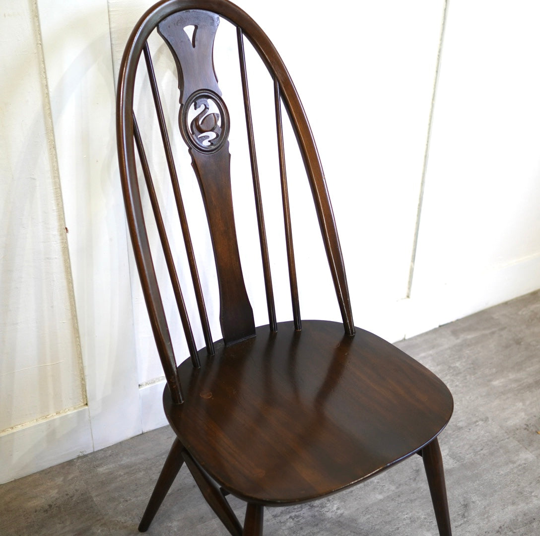 アーコール / ERCOL クエーカーチェア スワンバックチェア ダイニングチェア