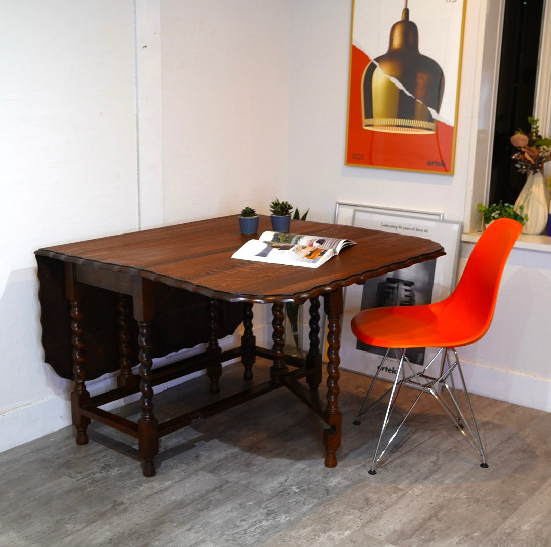 ゲートレッグ バタフライテーブル 伸長式テーブル 英国アンティーク