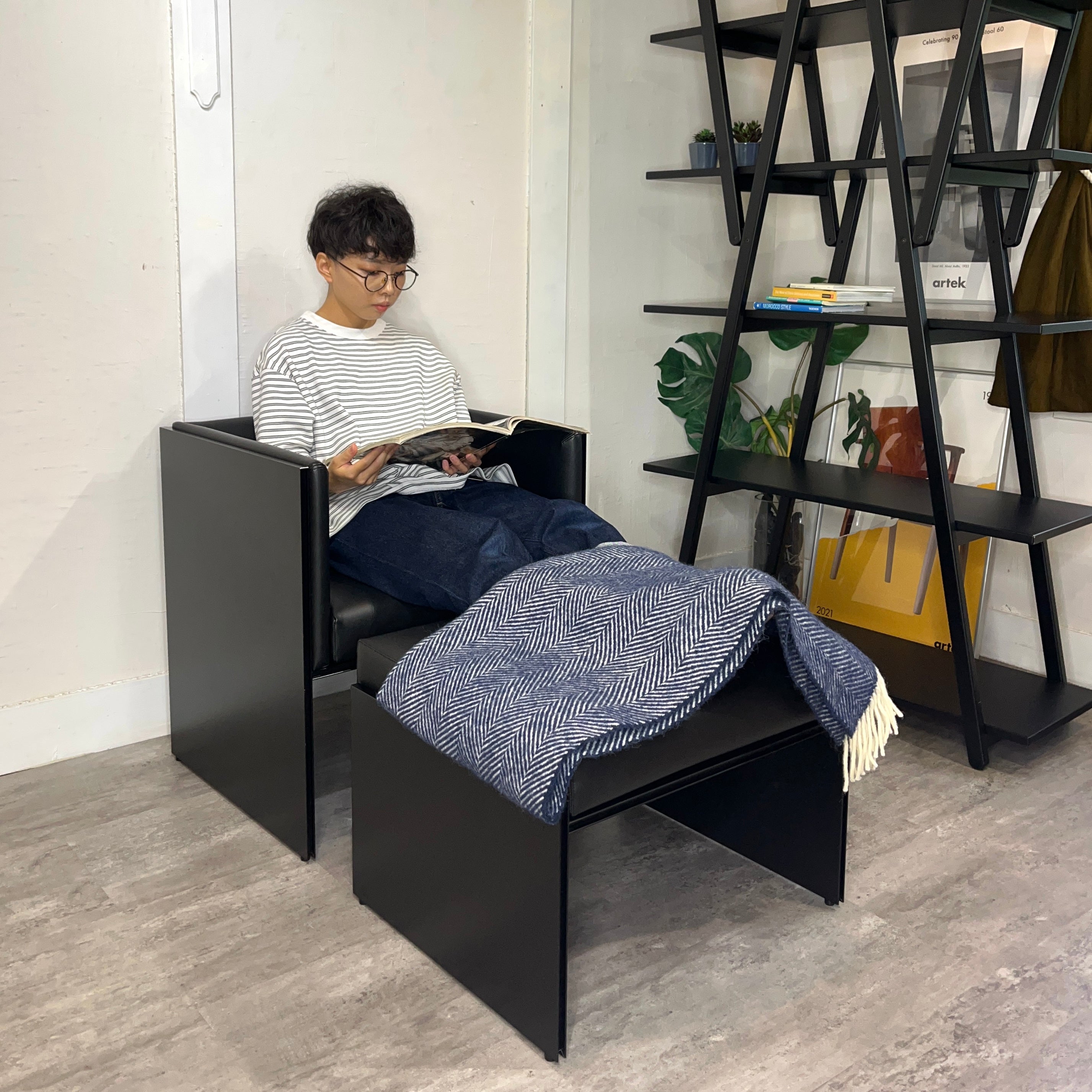 カッシーナ・イクスシー / Cassina ixc. エアフレーム 3001 スツール デヴィッド・チッパーフィールド イタリア