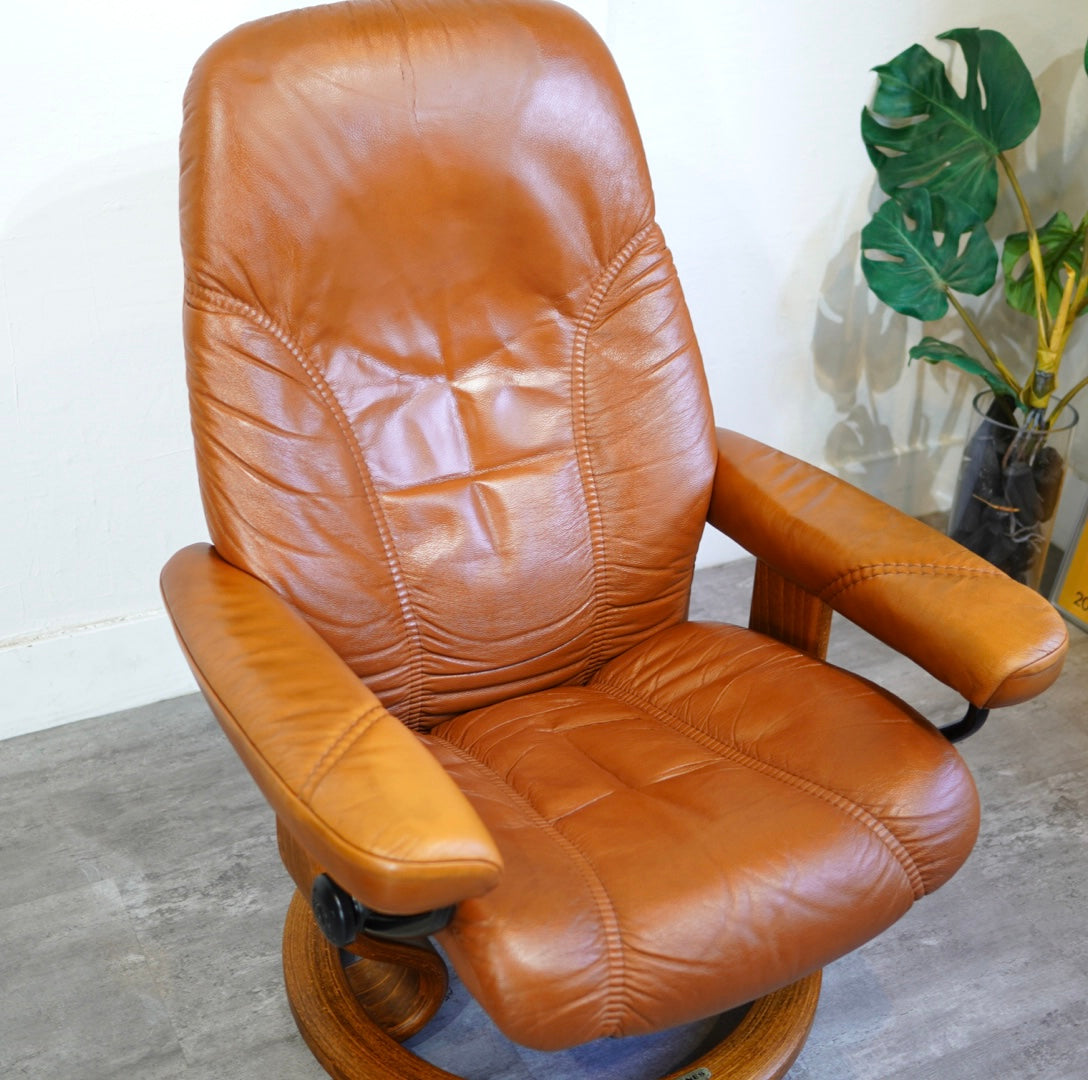 エコーネス / EKORNES ストレスレスチェア S 本革