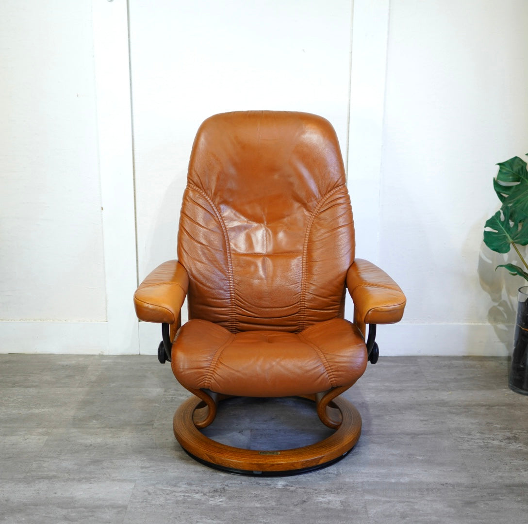 エコーネス / EKORNES ストレスレスチェア S 本革