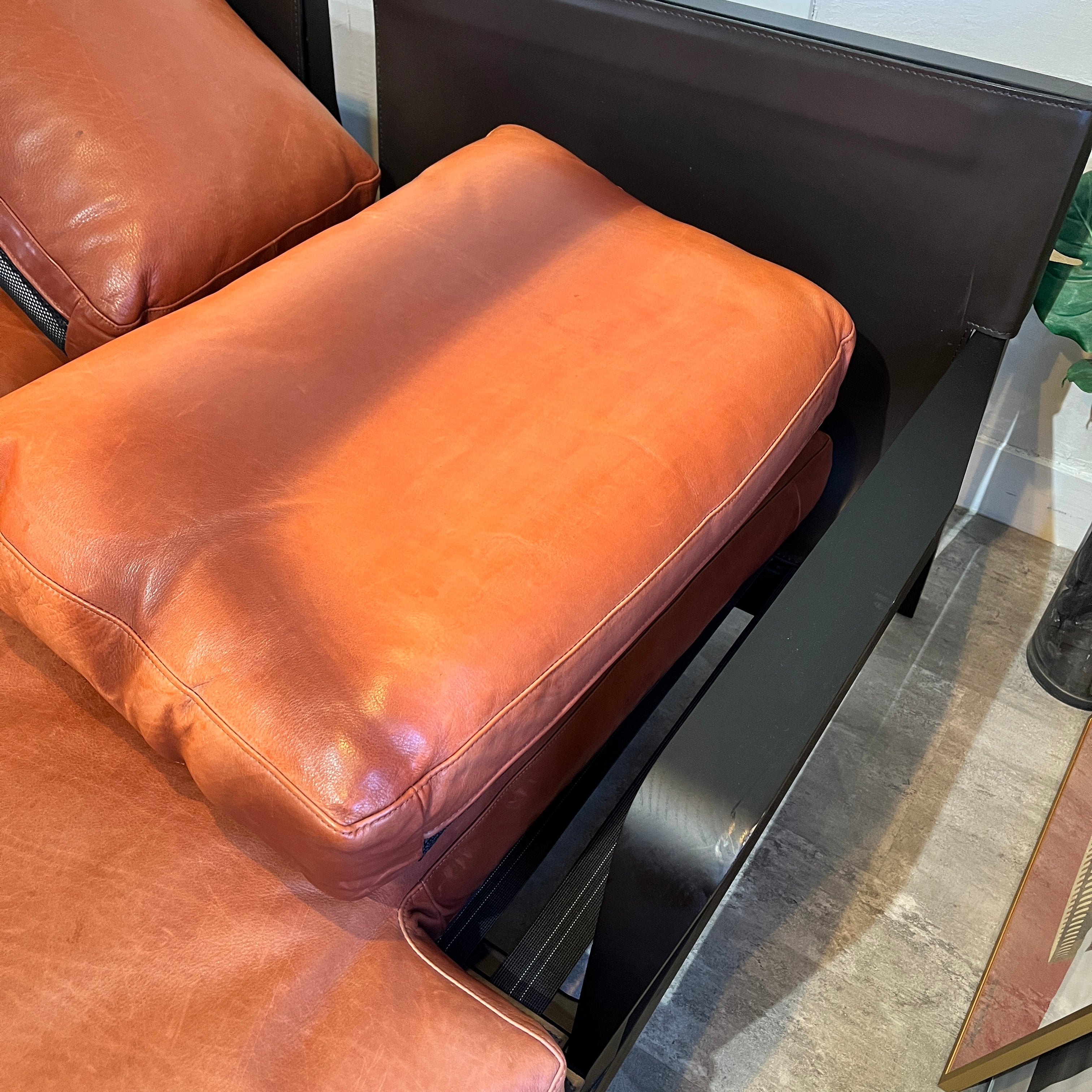 カッシーナ / Cassina 285 エローロソファ/ ELORO 2人掛け&カウチソファ ロドルフォ・ドルドー二 本革 フェザー