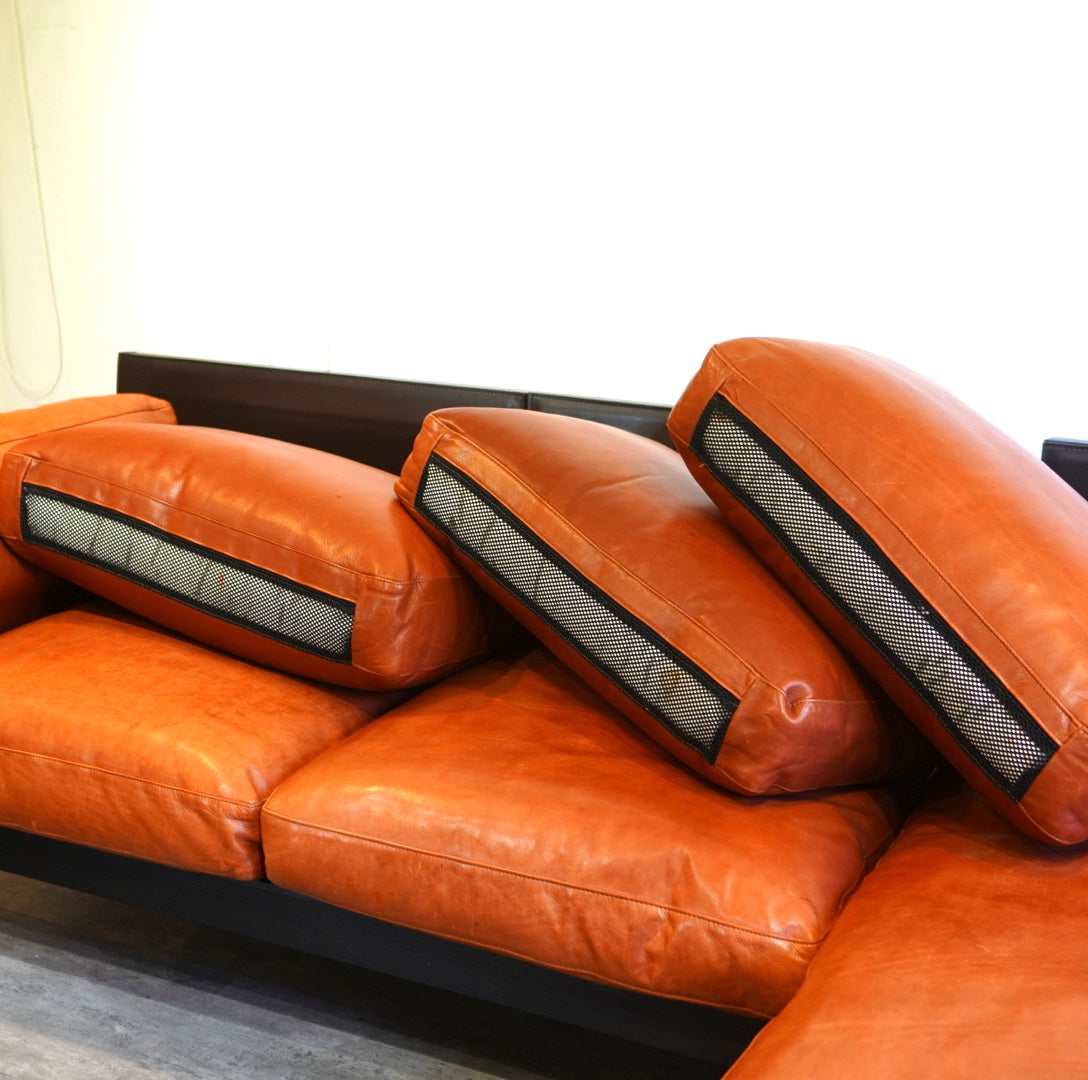 カッシーナ / Cassina 285 エローロソファ/ ELORO 2人掛け&カウチソファ ロドルフォ・ドルドー二 本革 フェザー