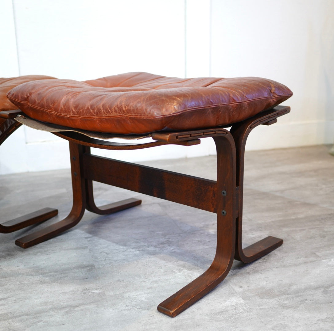 ウェストノーファ / WESTNOFA シエスタ / SIESTA パーソナルチェア&オットマンset 北欧 ヴィンテージ