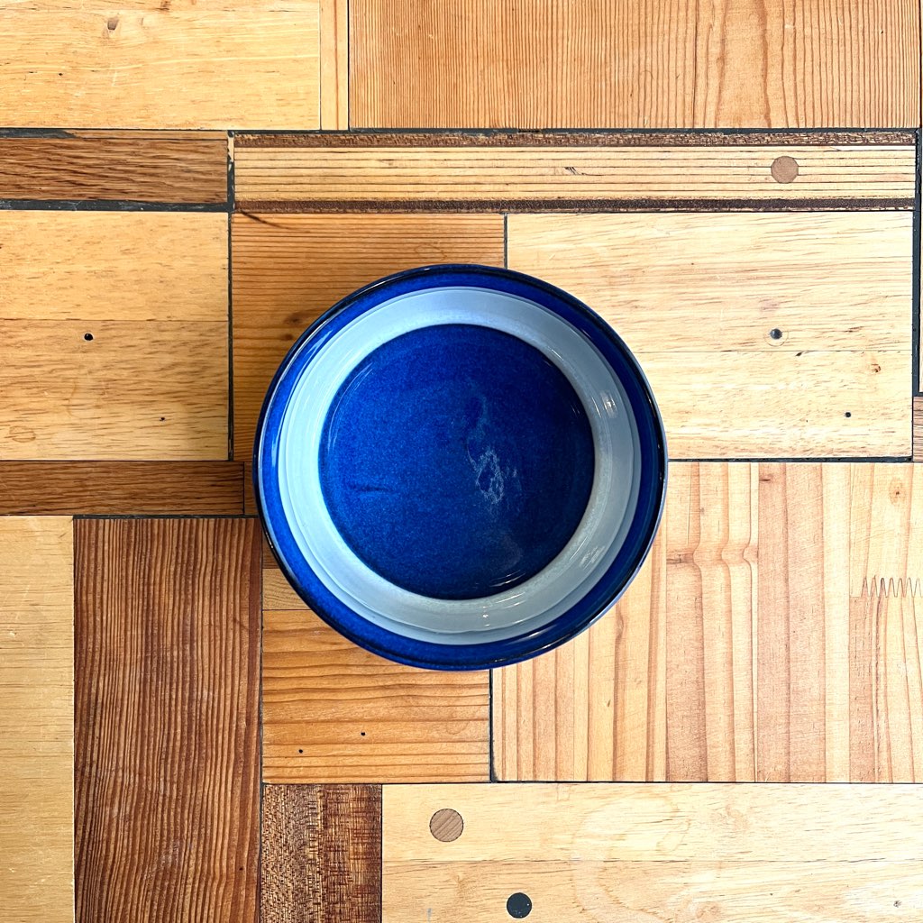 ロイヤルコペンハーゲン / Royal Copenhagen テネラ / Tenera 青いひまわり ポット ヴィンテージ