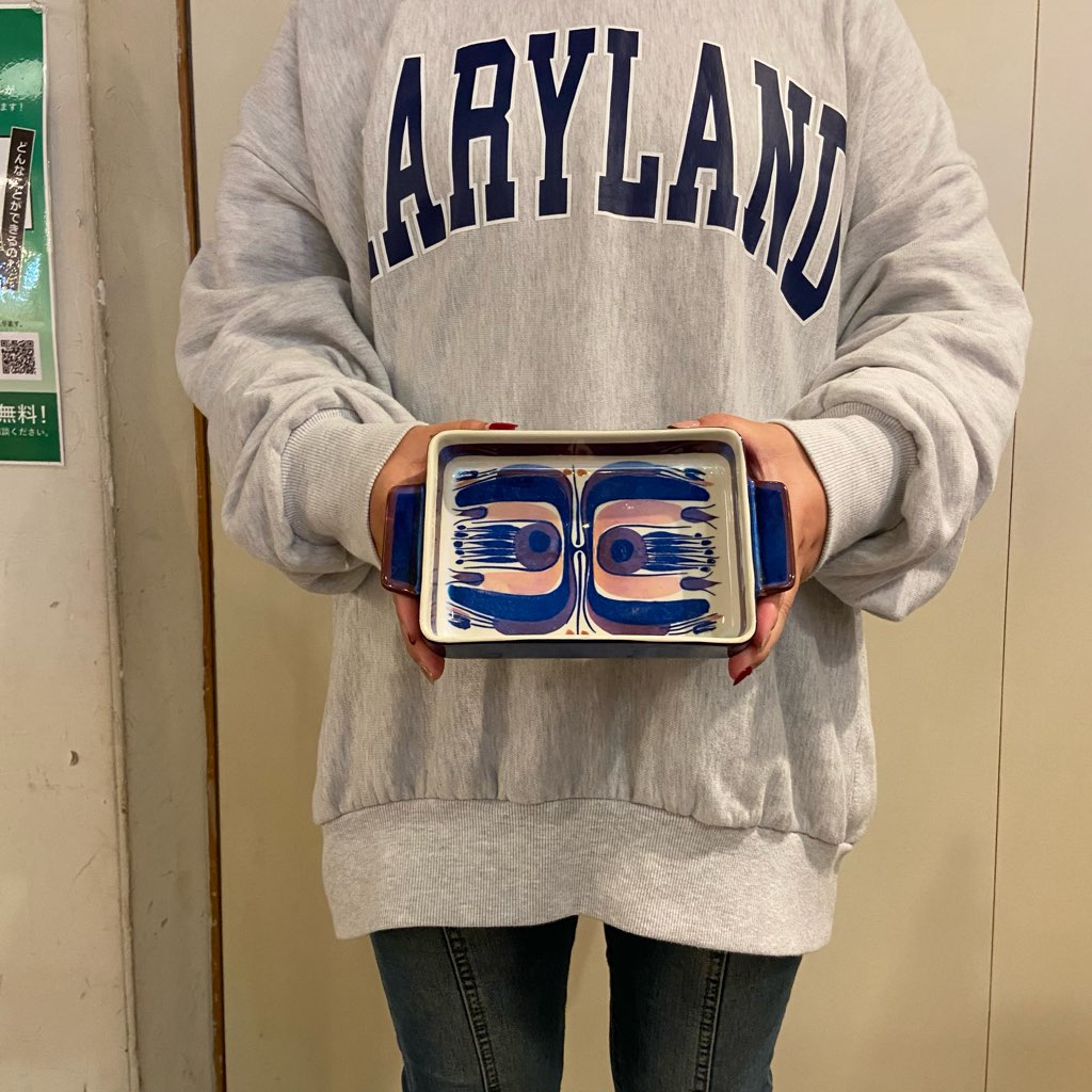 ロイヤルコペンハーゲン / Royal Copenhagen テネラ / Tenera 取っ手付きスクエアトレイ ヴィンテージ