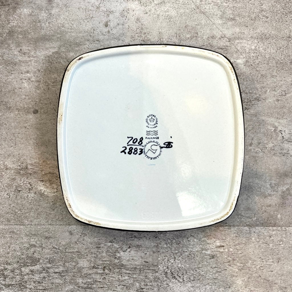 ロイヤルコペンハーゲン / Royal Copenhagen 27 バッカ角皿 4羽の鳥【2】ヴィンテージ