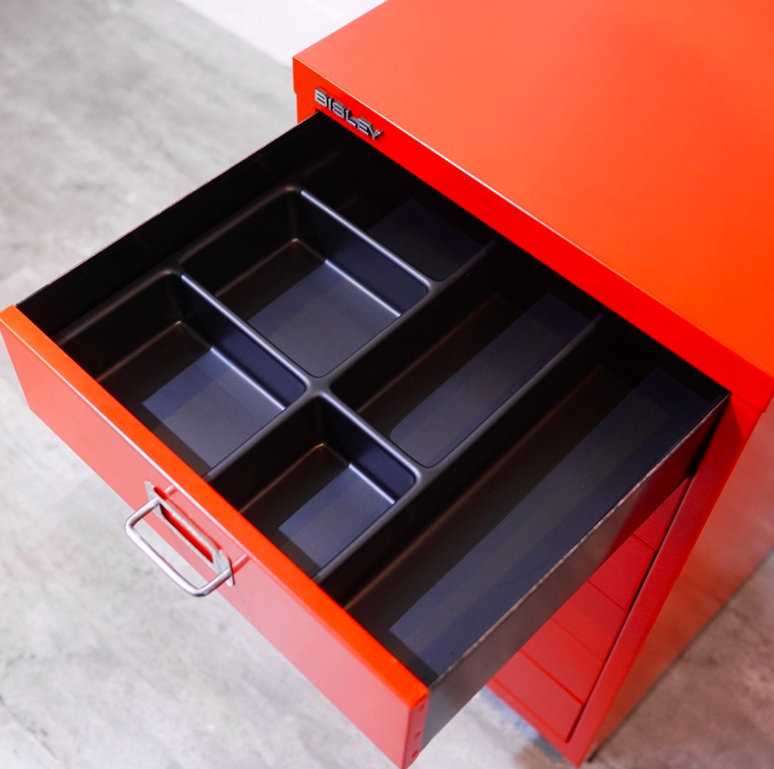 ビスレー / BISLEY A3キャビネット 引き出し6段 レッド