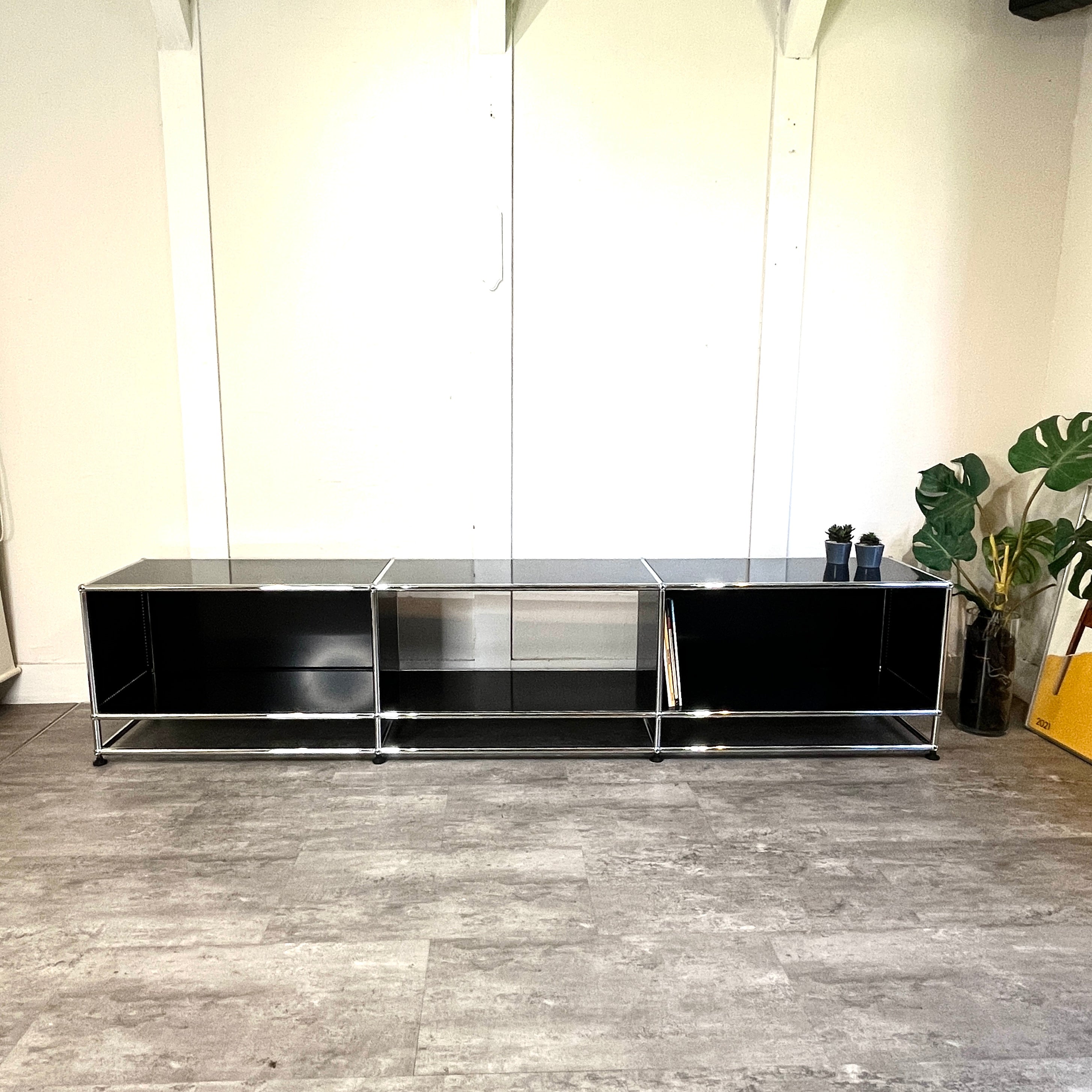 USMハラー / USM Haller オープンモジュラーキャビネット オープンシェルフ 3列1段 テレビボード