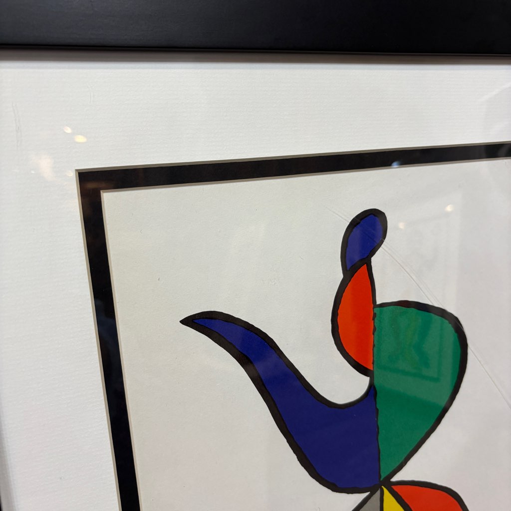 アレクサンダー・カルダー / Alexander Calder リトグラフ 抽象画 【3】「Stabiles」1963年 鑑定書付