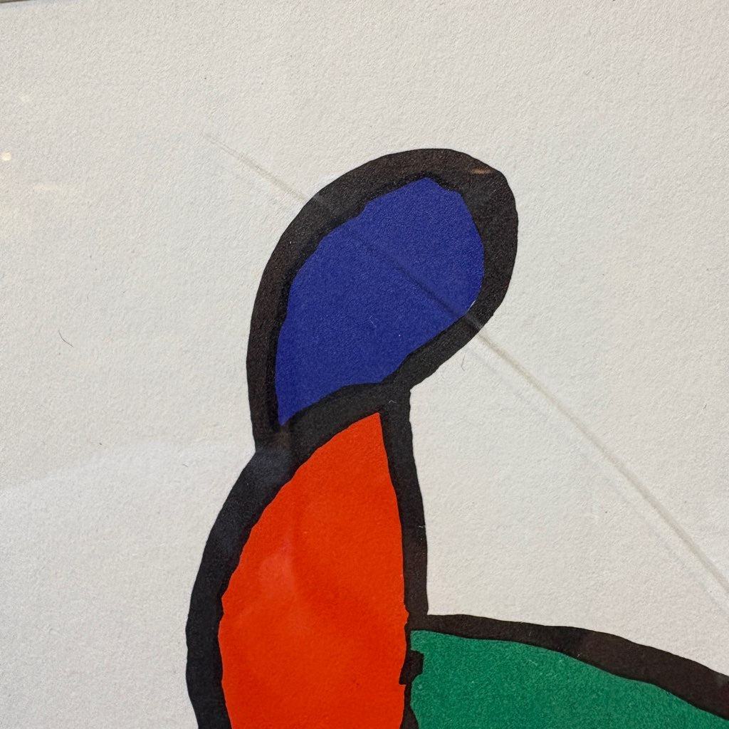 アレクサンダー・カルダー / Alexander Calder リトグラフ 抽象画 【3】「Stabiles」1963年 鑑定書付