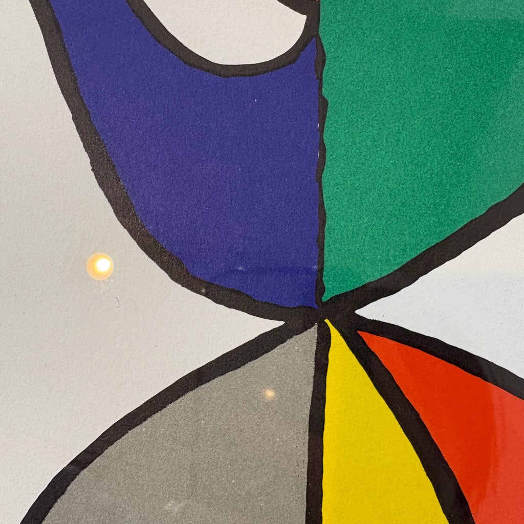 アレクサンダー・カルダー / Alexander Calder リトグラフ 抽象画 【3】「Stabiles」1963年 鑑定書付