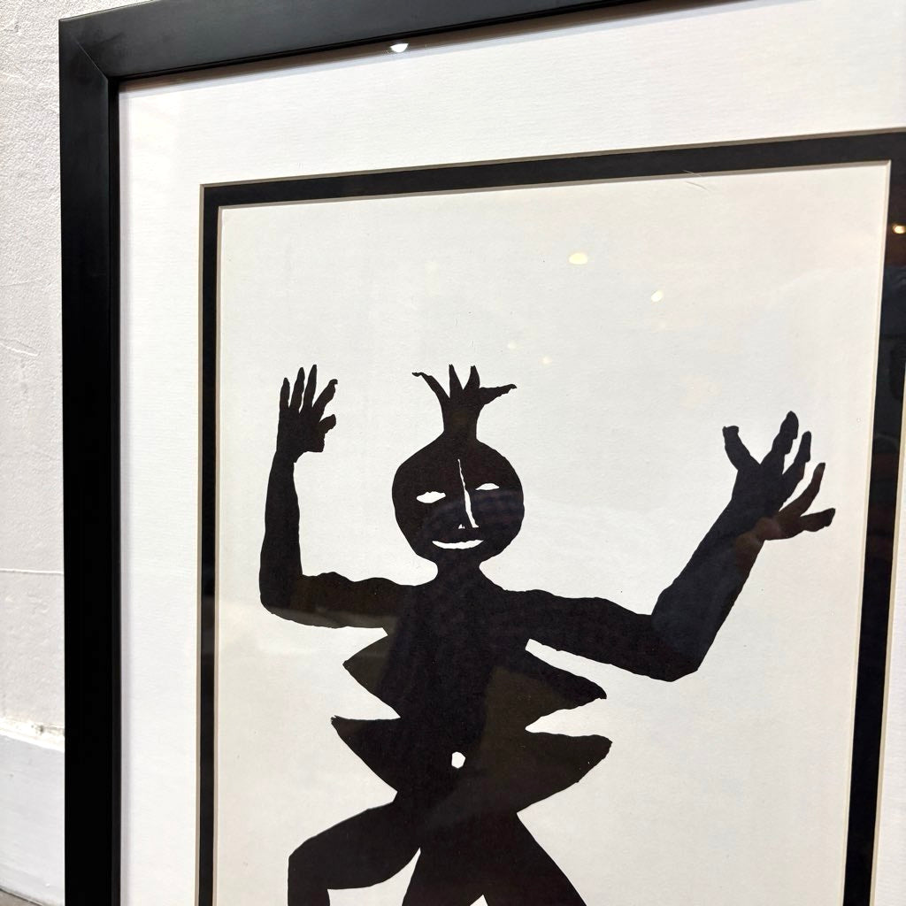 アレクサンダー・カルダー / Alexander Calder リトグラフ 抽象画 【5】「Three Legged Man」1975年 鑑定書付