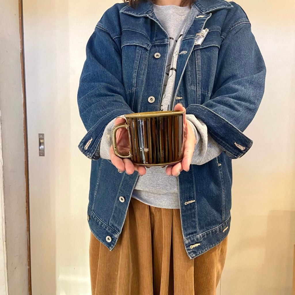 アラビア / ARABIA コスモス / Kosmos Dハンドルマグ ブラウン ヴィンテージ