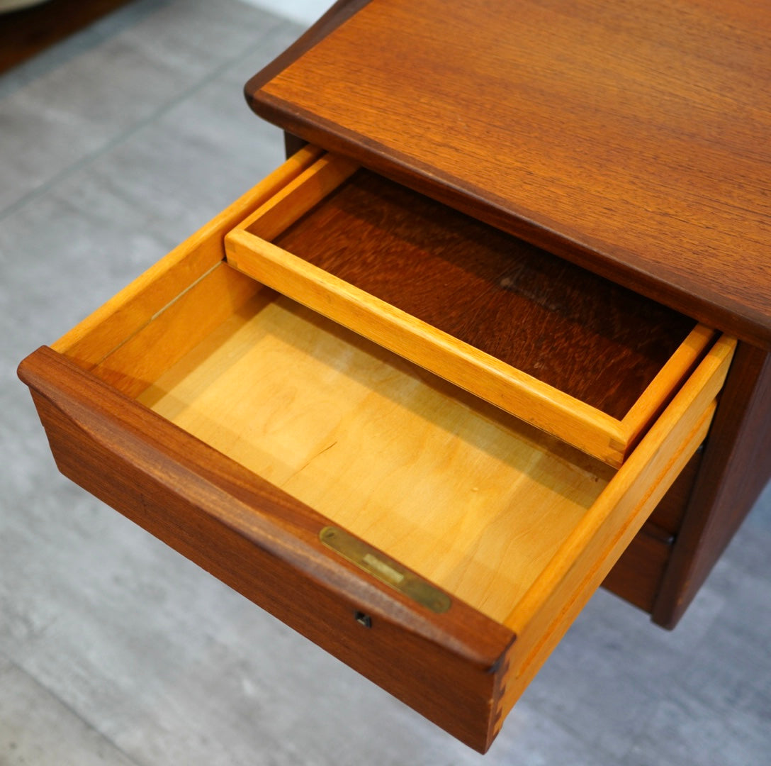 Lovig dansk design ヴィンテージ北欧ブーメランデスク Peter Løvig Nielsen チーク