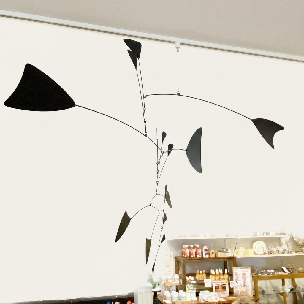 MODモビール 60’s モダン リーフ 黒 大型 - Restyle