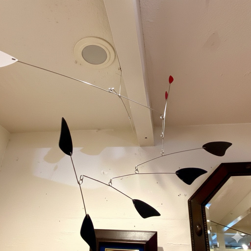 モビール 60’s モダン 三角 赤白黒 - Restyle