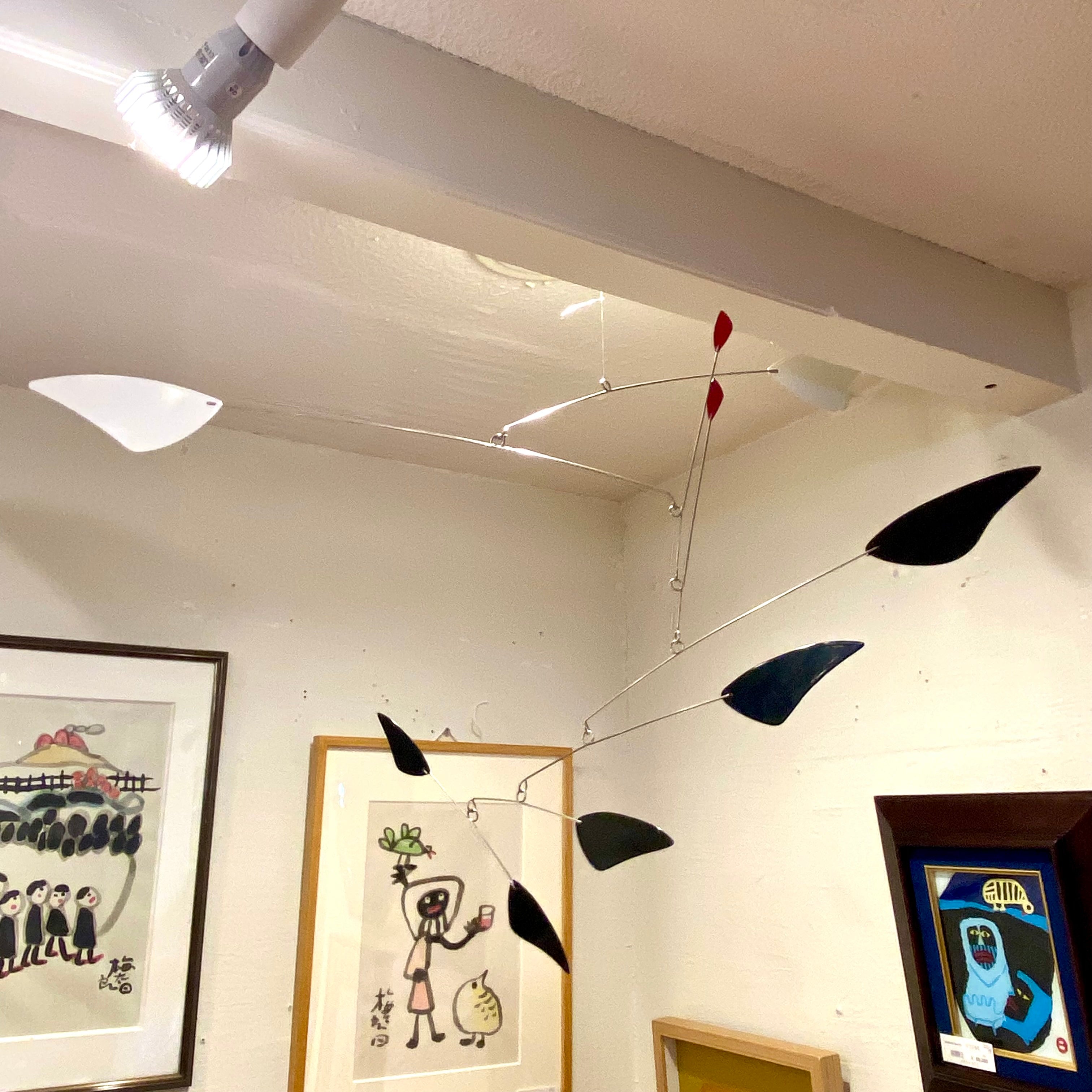 モビール 60’s モダン 三角 赤白黒 - Restyle