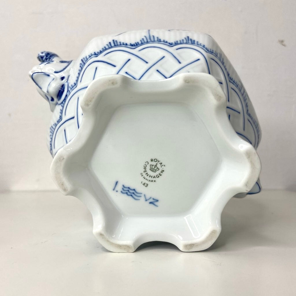ロイヤルコペンハーゲン / Royal Copenhagen ブルーフルーテッド フルレース ティーポッド