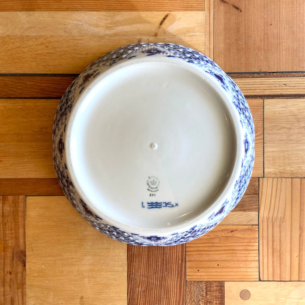 ロイヤルコペンハーゲン / Royal Copenhagen ブルーフルーテッド フルレース フルーツバスケット