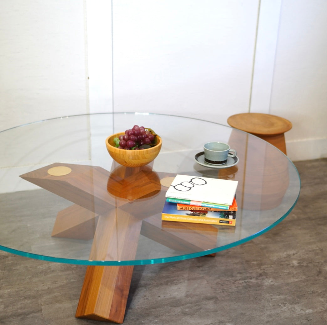 カッシーナ / Cassina 452 ラ ロトンダ / LA ROTONDA ラウンドテーブル ガラスリビングテーブル マリオ・ベリーニ