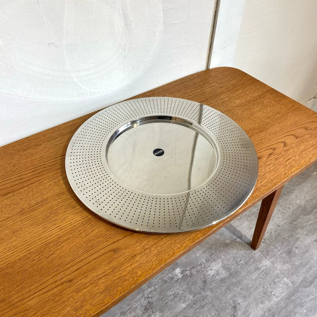 アレッシィ / ALESSI ステンレストレイ Φ48 フランチェスカ・アンフィ