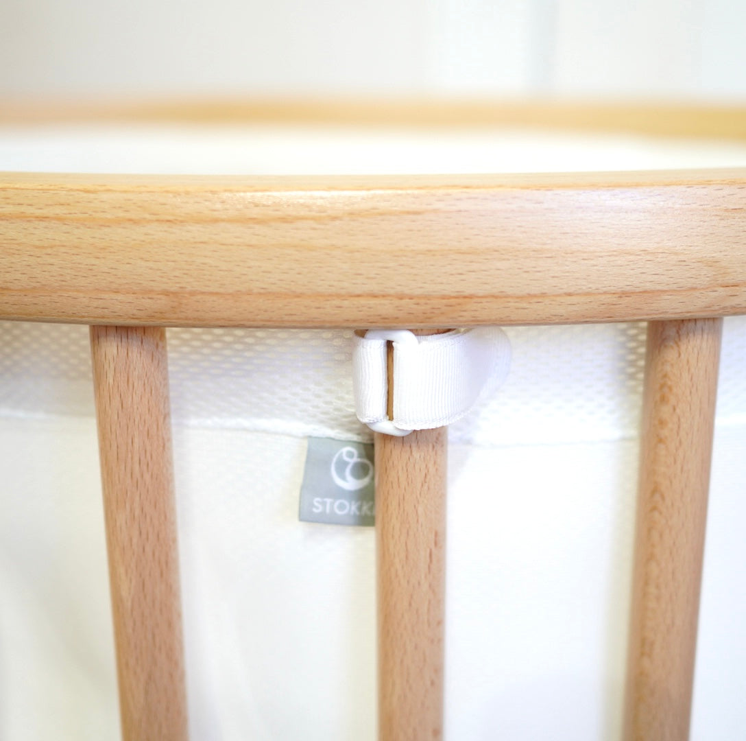 ストッケ / Stokke スリーピーベビーベッド セット ドレープ付き