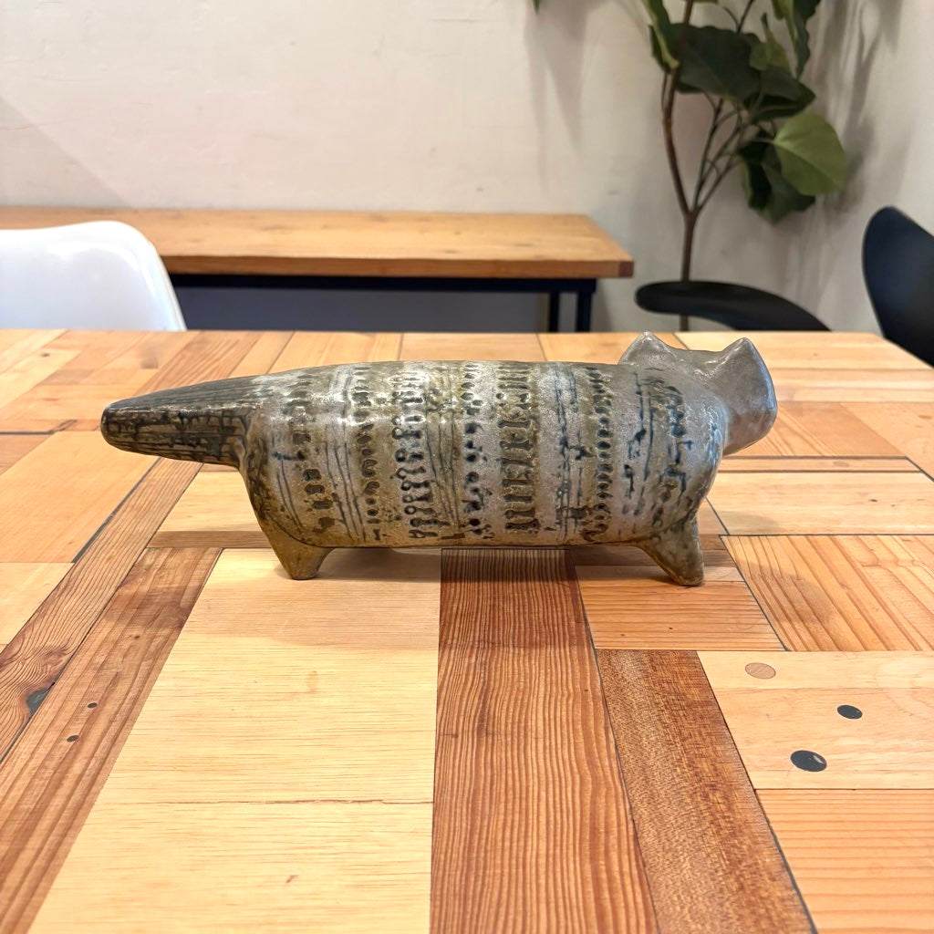 グスタフスベリ / Gustavsberg 大きな動物園シリーズ 大きな猫 リサラーソン ヴィンテージ