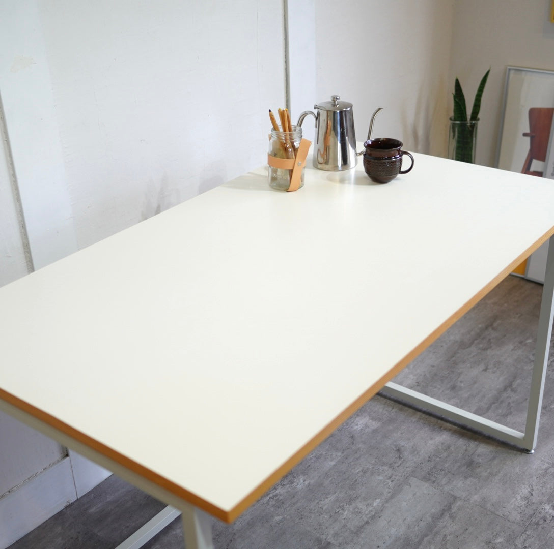 ビスレー / BISLEY オーダーメイドデスク Lフット600 メラミン天板 イギリス W120