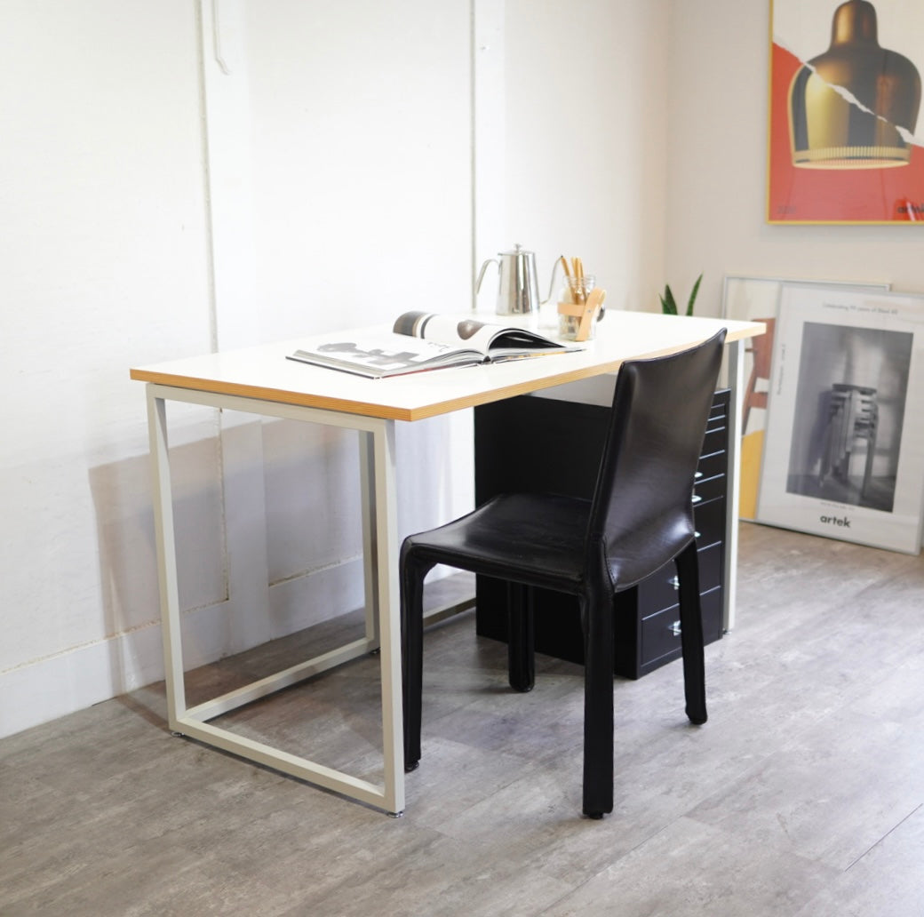 ビスレー / BISLEY オーダーメイドデスク Lフット600 メラミン天板 イギリス W120