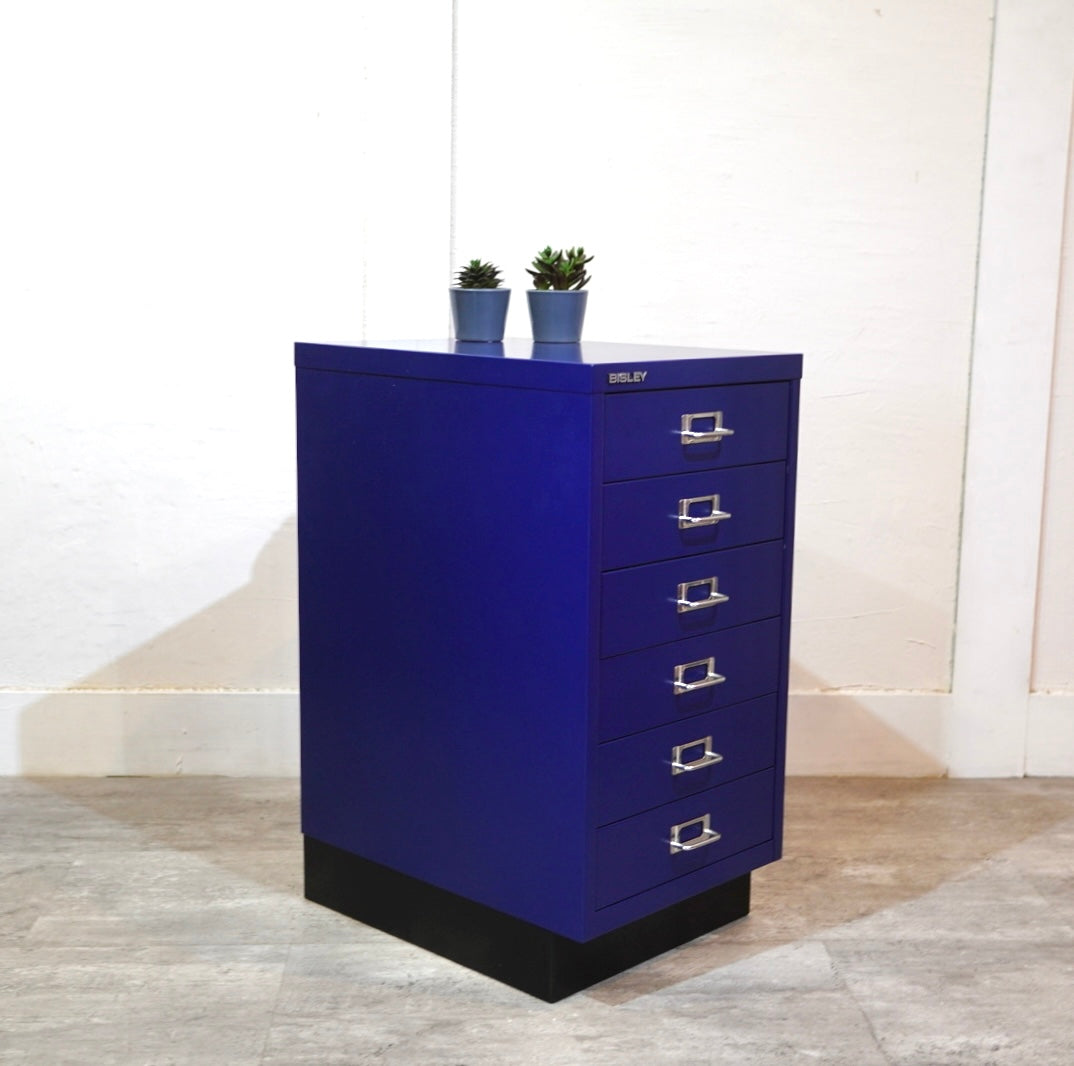 ビスレー / BISLEY A3キャビネット 引き出し6段 ブルー