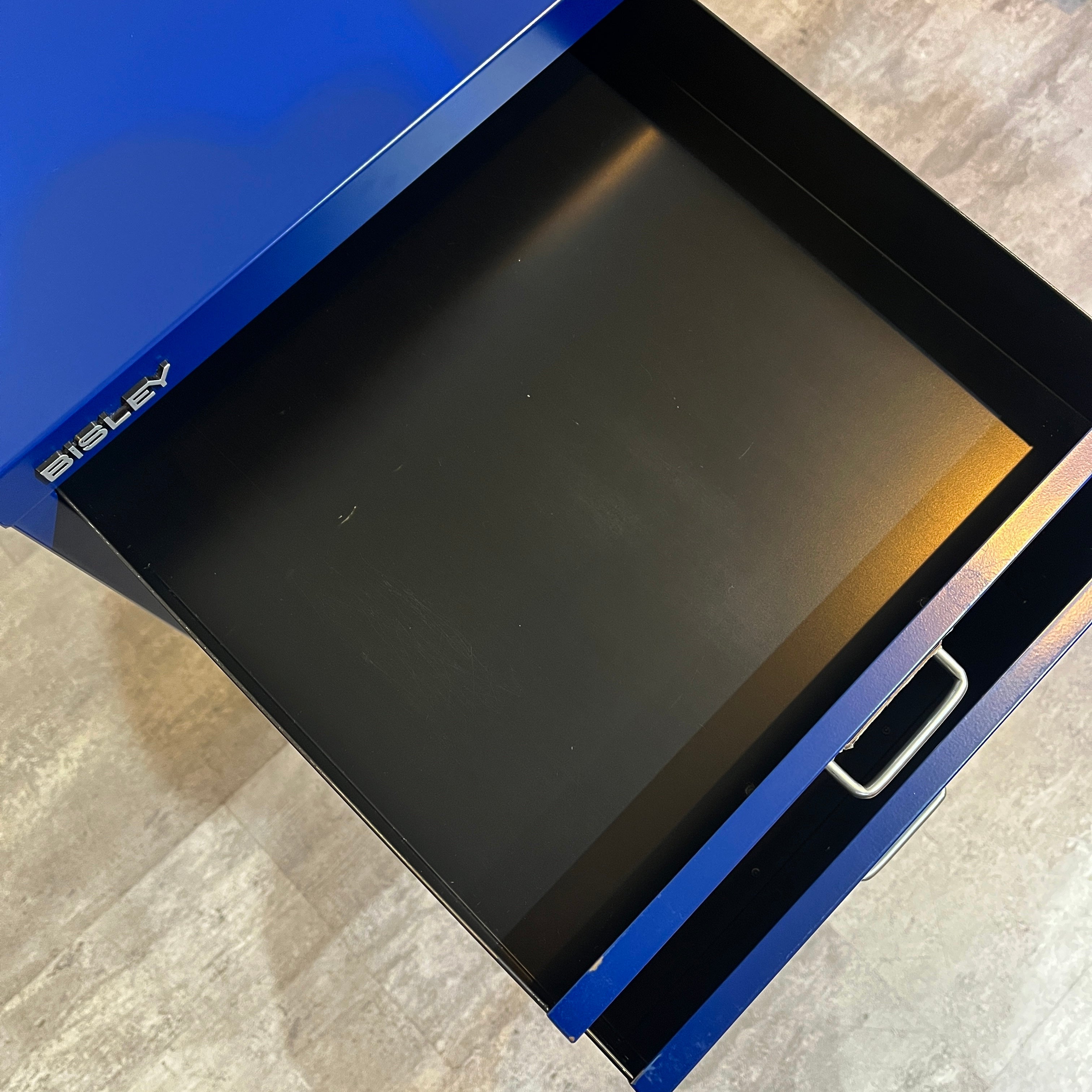 ビスレー / BISLEY A3キャビネット 引き出し4段 ブルー