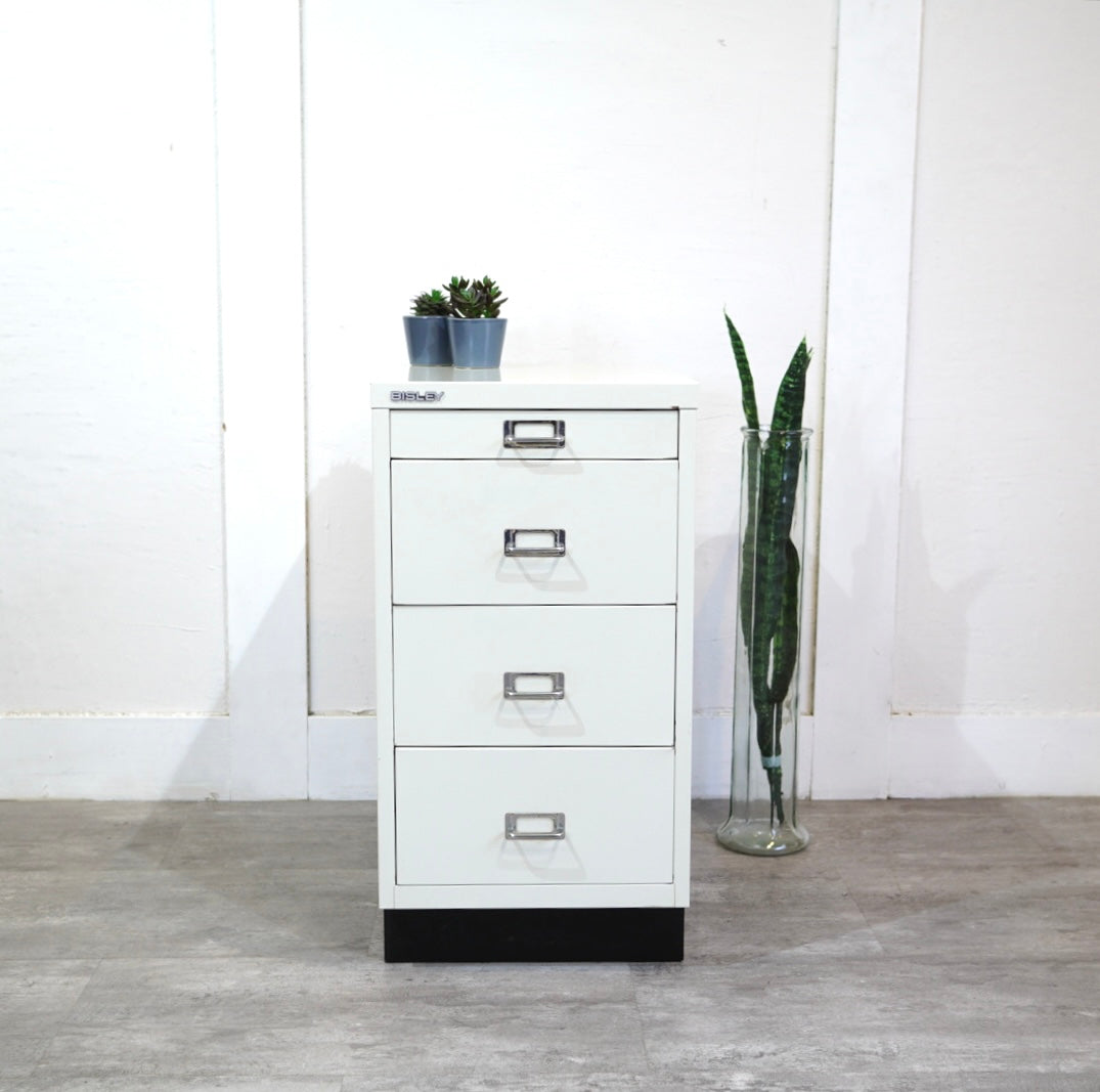 ビスレー / BISLEY A3キャビネット 引き出し4段 ホワイト