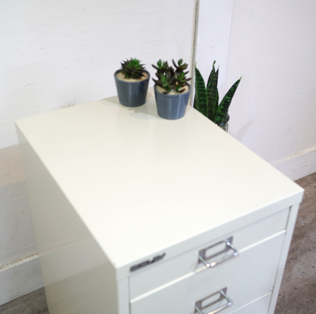 ビスレー / BISLEY A3キャビネット 引き出し4段 ホワイト