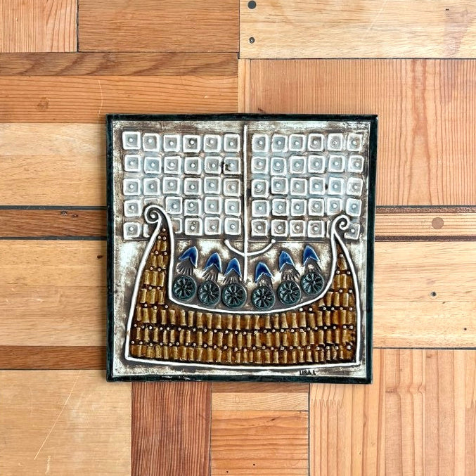 リサラーソン グスタフスベリ 陶板 グスタフスベリ / Gustavsberg リサ・ラーソン / Lisa Larson 船