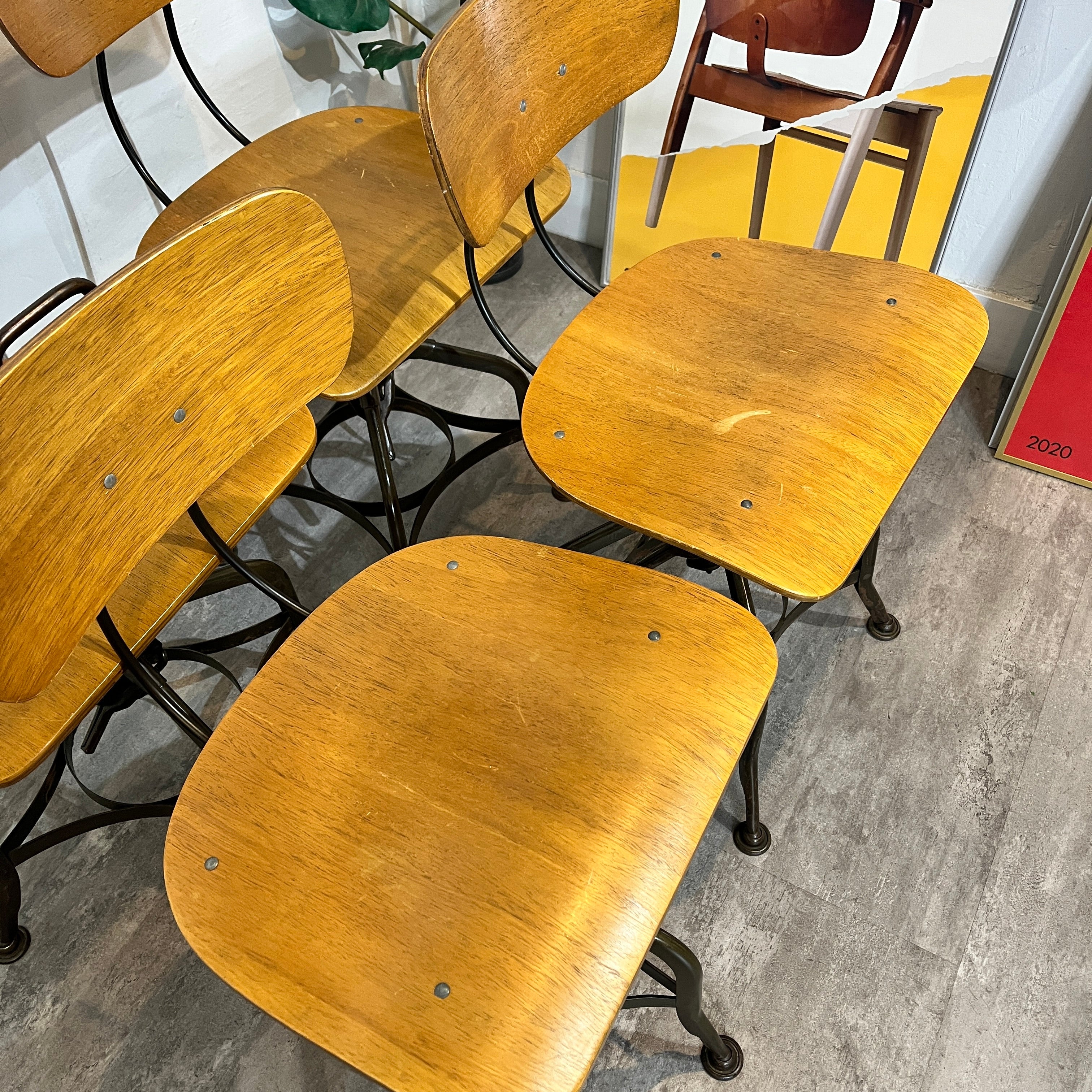 ノーザンオハイオインダストリアル / Northern Ohio Industrial トレドスウィベルサイドチェア/ TOLEDO SWIVEL SIDE CHAIR ヴィンテージ