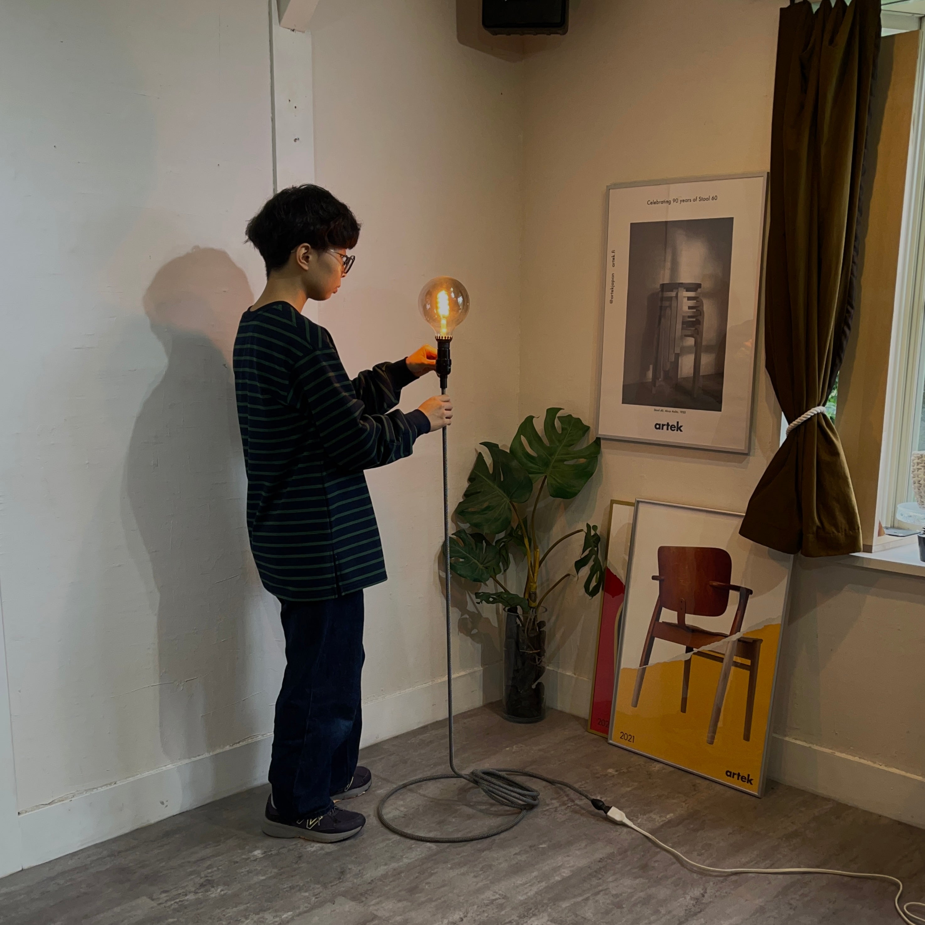 デザインハウス ストックホルム / Design House Stockholm コードランプ / CORD LAMP フロアライト