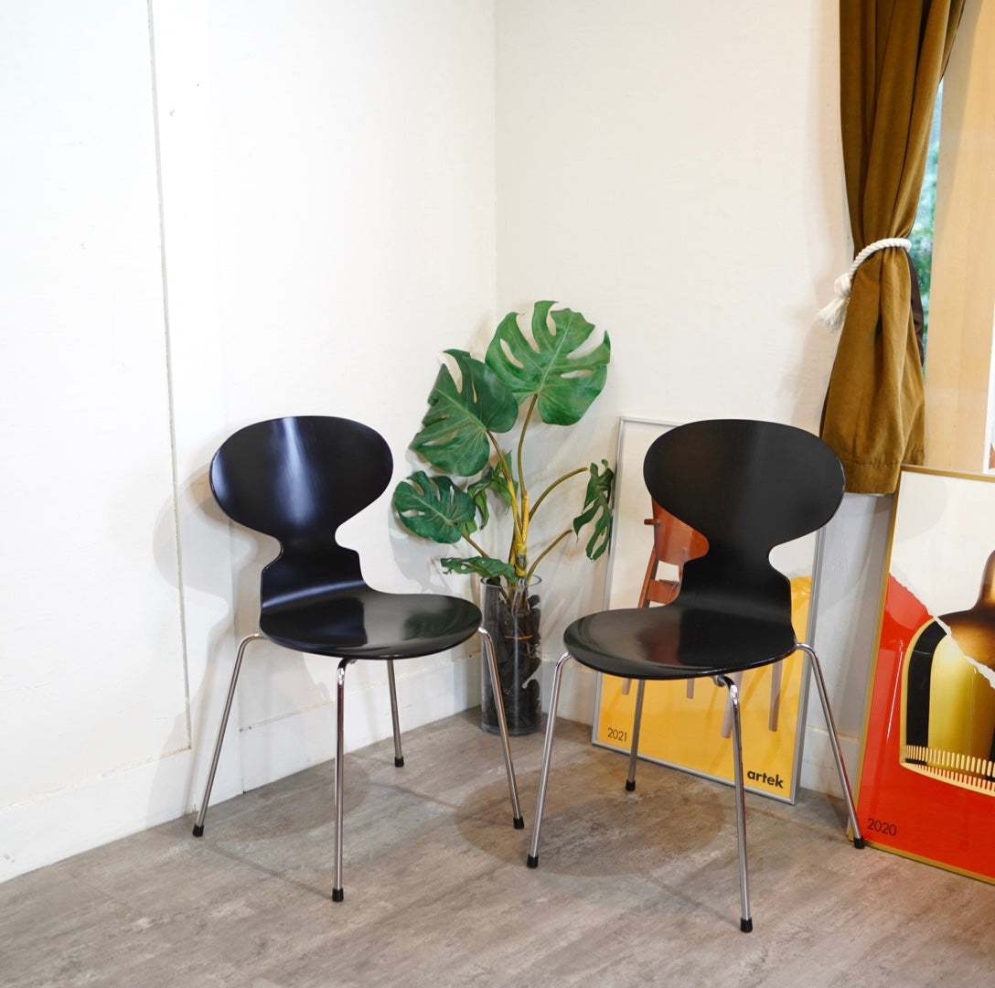 フリッツハンセン / FRITZ HANSEN アントチェア / antchair ラッカー ブラック アルネ・ヤコブセン