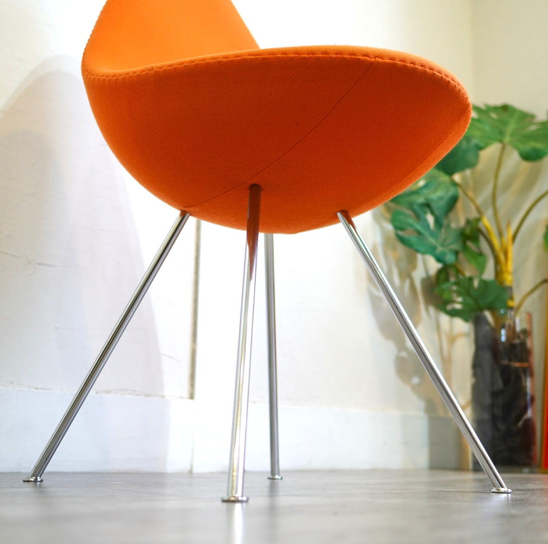 フリッツ・ハンセン / FRITZ HANSEN 3110 ドロップチェア/Drop オレンジ フルパティング アルネ・ヤコブセン
