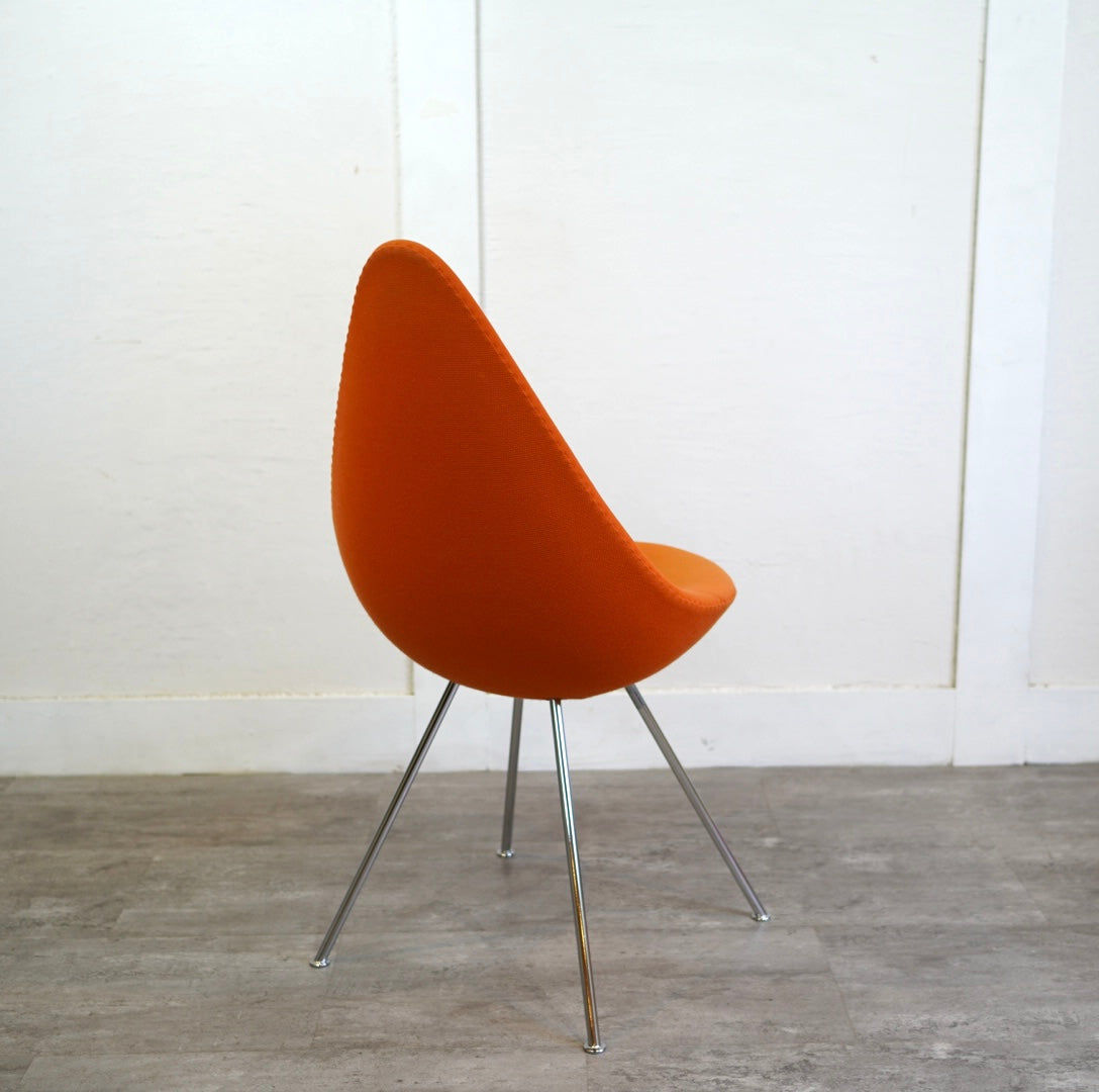 フリッツ・ハンセン / FRITZ HANSEN 3110 ドロップチェア/Drop オレンジ フルパティング アルネ・ヤコブセン