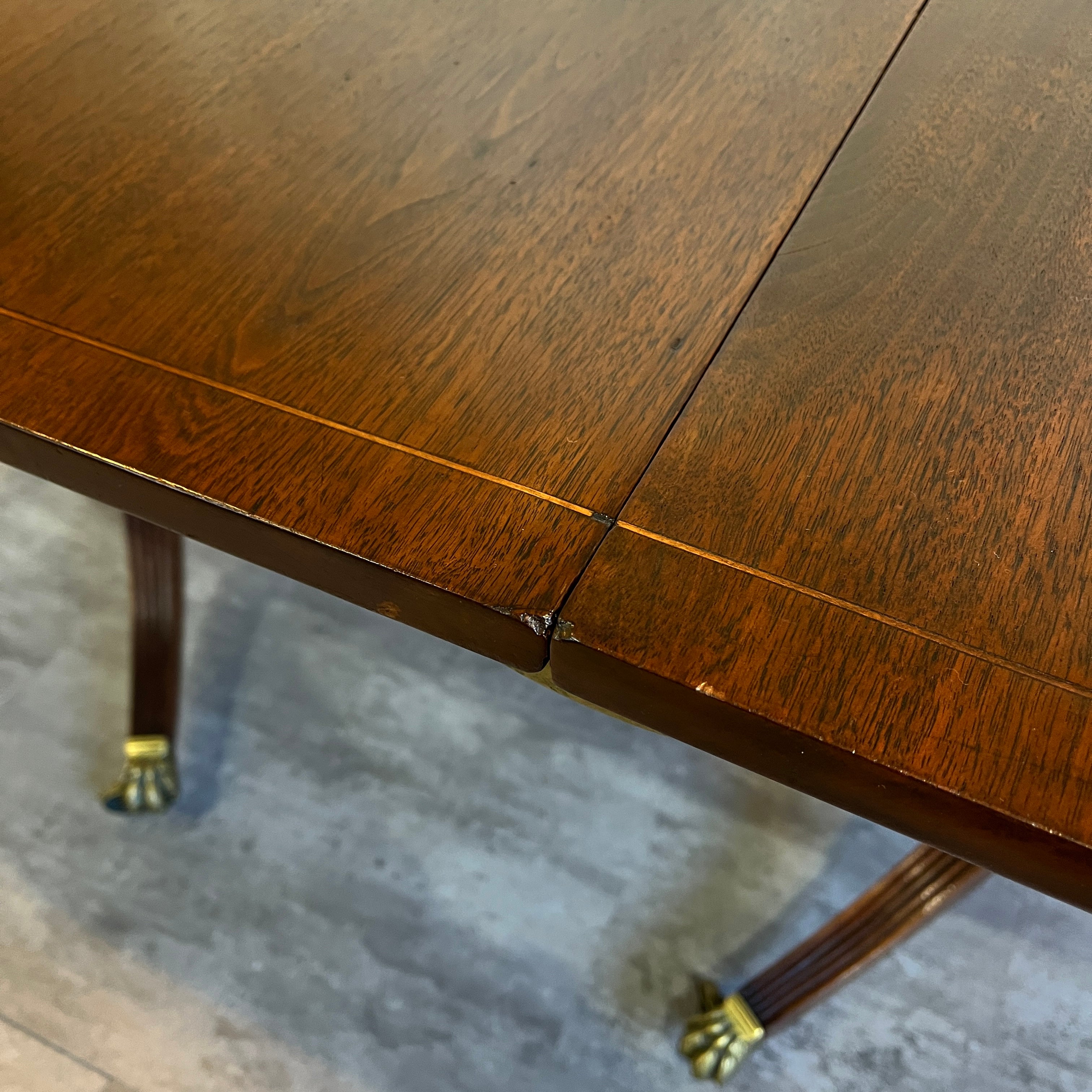 英国アンティーク エクステンション式ペデスタルテーブル 伸長式ダイニングテーブル