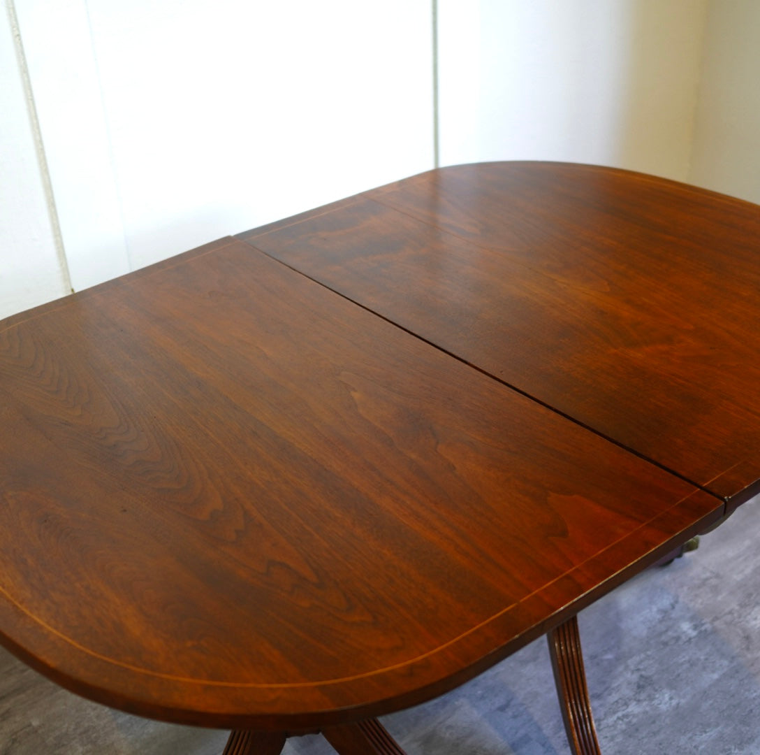 英国アンティーク エクステンション式ペデスタルテーブル 伸長式ダイニングテーブル